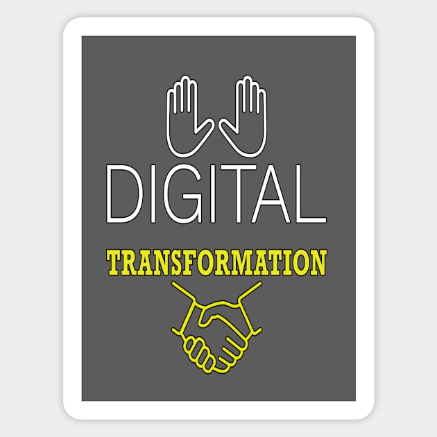 Digital Transformation Sticker by UltraQuirky